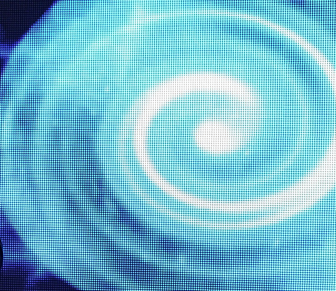 A softly glowing spiral